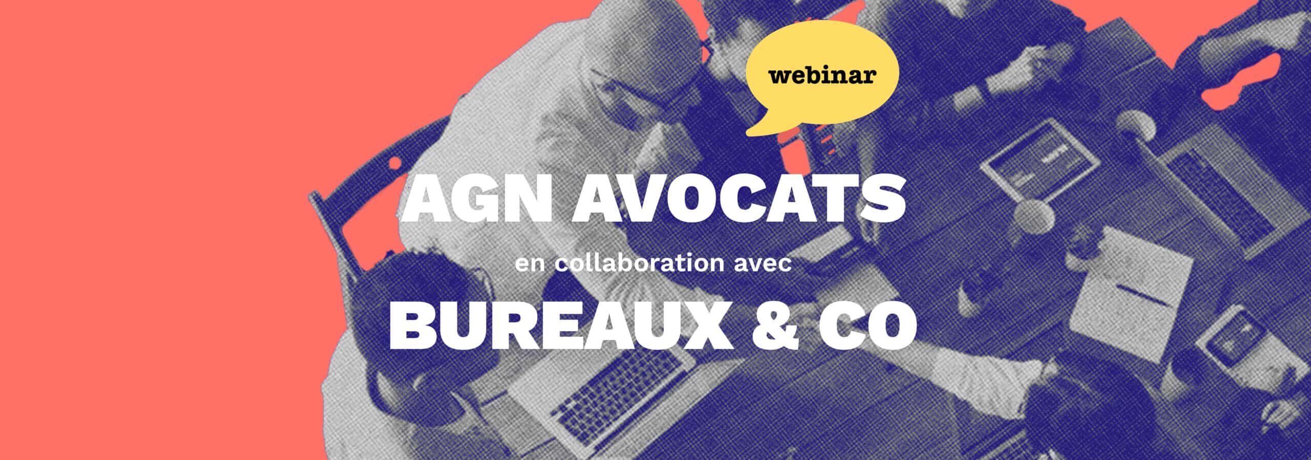 Webinar, janvier 2021, Bureaux & co, AGN Avocats